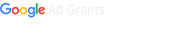 Logo Google Ad Grants Partner w Programie Google Grantspro z informacją o tym, że Fundacja jest w programie od 2011 roku.